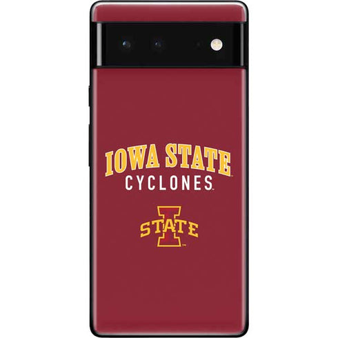 Iowa State University Collegiate Text Google Pixel 6 Skin